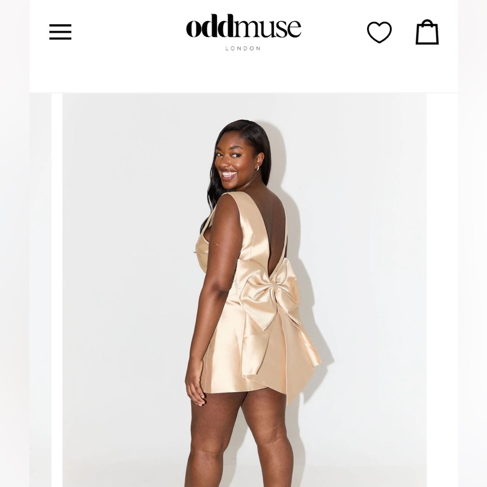 Odd Muse The Ultimate Muse Bow Detail Mini Dress